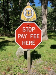 "STOP PAY FEE HERE"