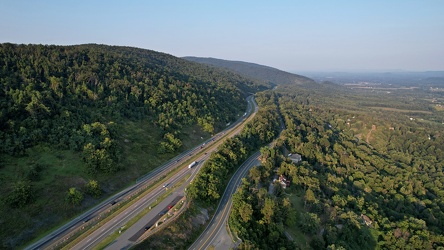 Interstate 64 east of Rockfish Gap