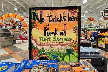 "No tricks here, Pumkin!"