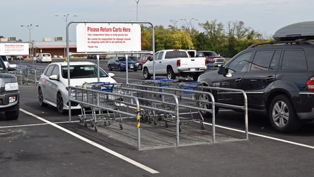 Cart corral at Apple Valley Marketplace