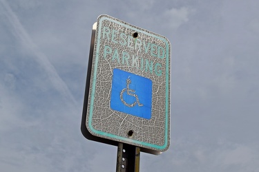 Reserved parking sign at Apple Valley Marketplace [02]