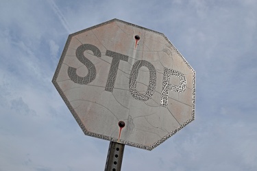 Stop sign at Apple Valley Marketplace [01]