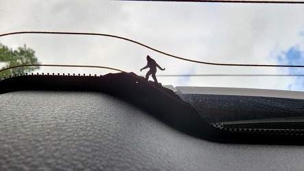 Mountain climber on the Jeep Renegade