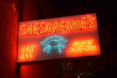 Sign for Chesapeake's Seafood Restaurant [01]