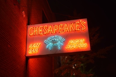 Sign for Chesapeake's Seafood Restaurant [02]