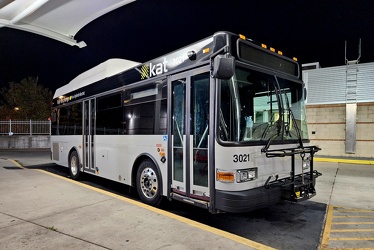 Bus 3021 at Knoxville Station Transit Center