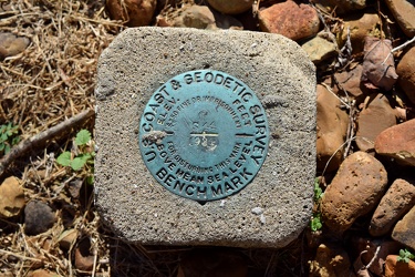 U.S. Coast & Geodetic Survey benchmark in downtown Crossville [01]