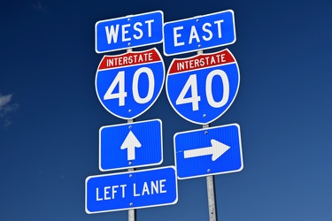 Signage for Interstate 40 on Genesis Road [05]