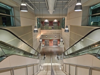 Escalator and stair bank at Knoxville Station Transit Center [02]