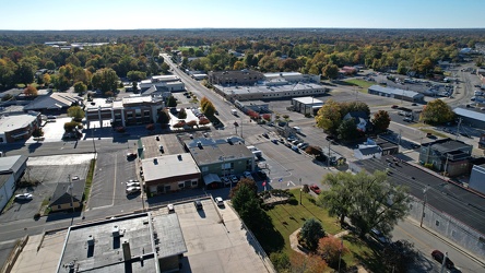 Aerial view of downtown Crossville, Tennessee [03]