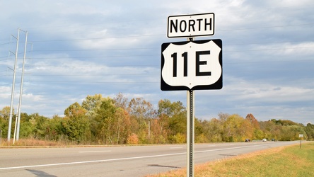 Sign for US Route 11E northbound [02]