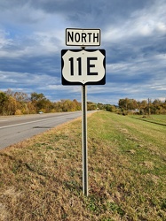 Sign for US Route 11E northbound [03]