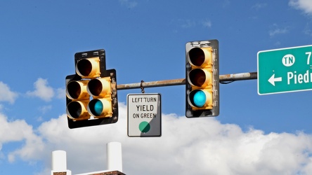 Traffic signals on State Street