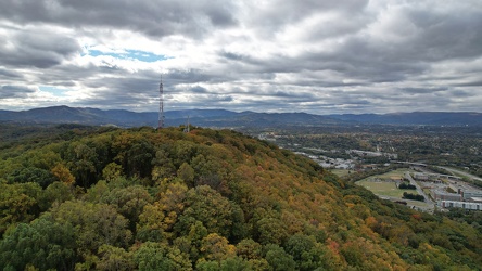 View of Mill Mountain, facing west