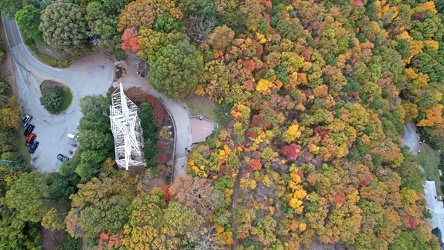 Overhead view of Mill Mountain Park