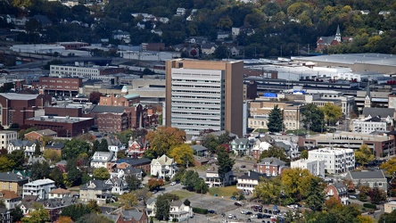 Poff Federal Building, viewed from Mill Mountain