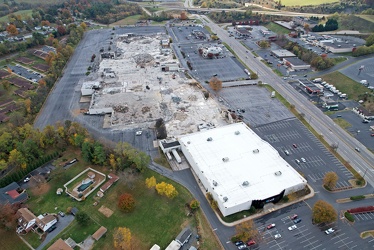 Staunton Mall demolition progress, October 2022 [10]