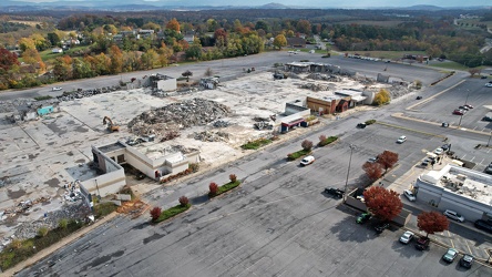 Staunton Mall demolition progress, October 2022 [06]