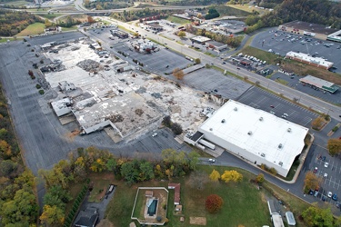 Staunton Mall demolition progress, October 2022 [11]