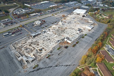 Staunton Mall demolition progress, October 2022 [13]