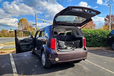 Scion xB with doors open