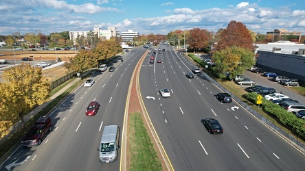 Montgomery Village Avenue, facing northeast