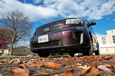 Scion xB in the Holiday Inn parking lot