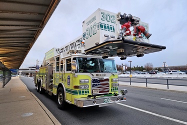 MWAA fire truck at Dulles Airport