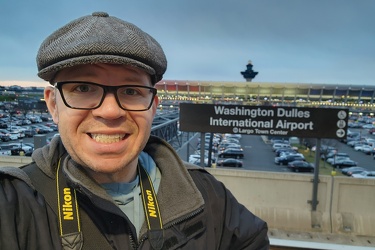 Selfie at Dulles Airport station