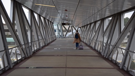 South pedestrian bridge at Herndon station