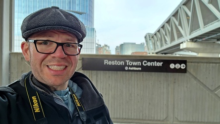 Selfie at Reston Town Center station