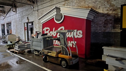 Former Bob Evans signage at the Virginia Fire Museum [02]