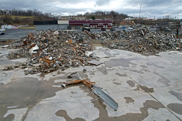 Staunton Mall demolition progress, December 2022 [06]