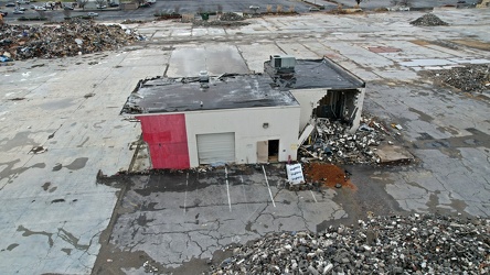 Staunton Mall demolition progress, December 2022 [15]