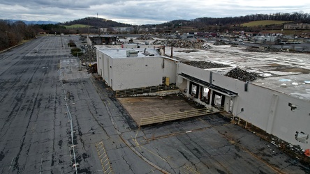 Staunton Mall demolition progress, December 2022 [16]