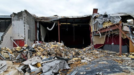 Staunton Mall demolition progress, December 2022 [19]