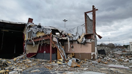 Staunton Mall demolition progress, December 2022 [20]