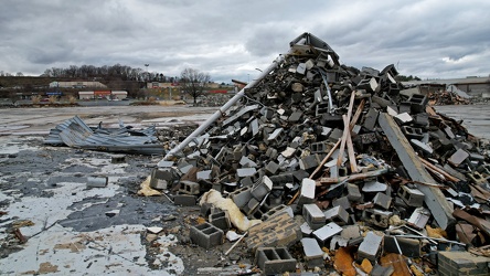 Staunton Mall demolition progress, December 2022 [21]