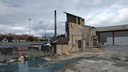 Staunton Mall demolition progress, December 2022 [22]