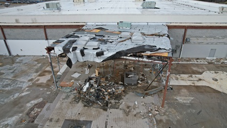 Staunton Mall demolition progress, December 2022 [29]