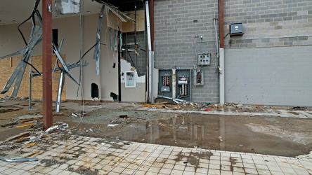 Staunton Mall demolition progress, December 2022 [30]