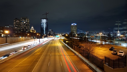 Interstate 95 from South Street Pedestrian Walkway [02]