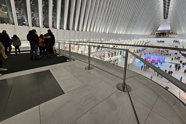 Double railing at Westfield World Trade Center