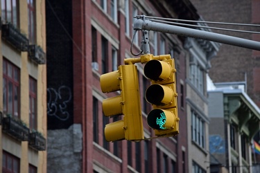 Traffic light at 7th Avenue and West 24th Street