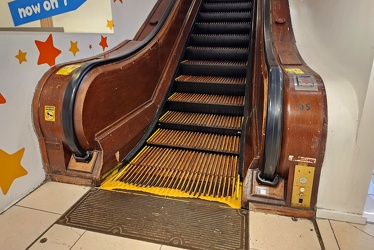 Wooden escalator at Macy's New York City store [03]