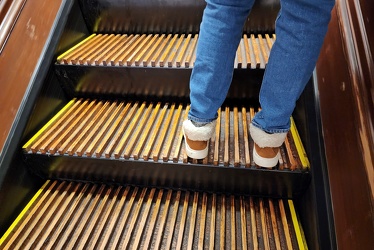 Wooden escalator at Macy's New York City store [04]