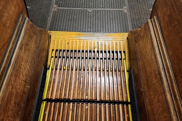 Wooden escalator at Macy's New York City store [08]