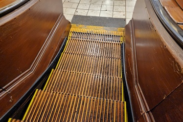 Wooden escalator at Macy's New York City store [11]