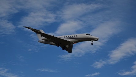 N703CX arriving at Washington National Airport