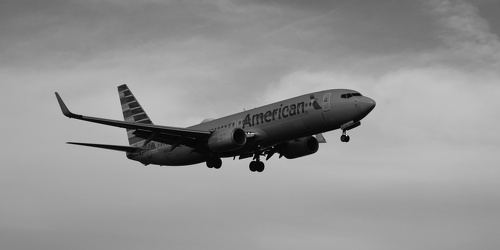 N956AN arriving at Washington National Airport